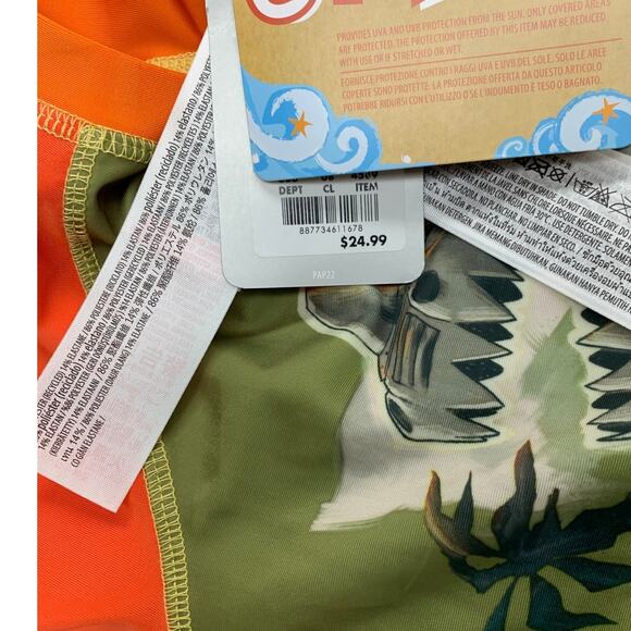 New Disney Cars on the Road Boys 7/8 UPF 50+ Swim Swimming Short Sleeve Shirt - Picture 4 of 4